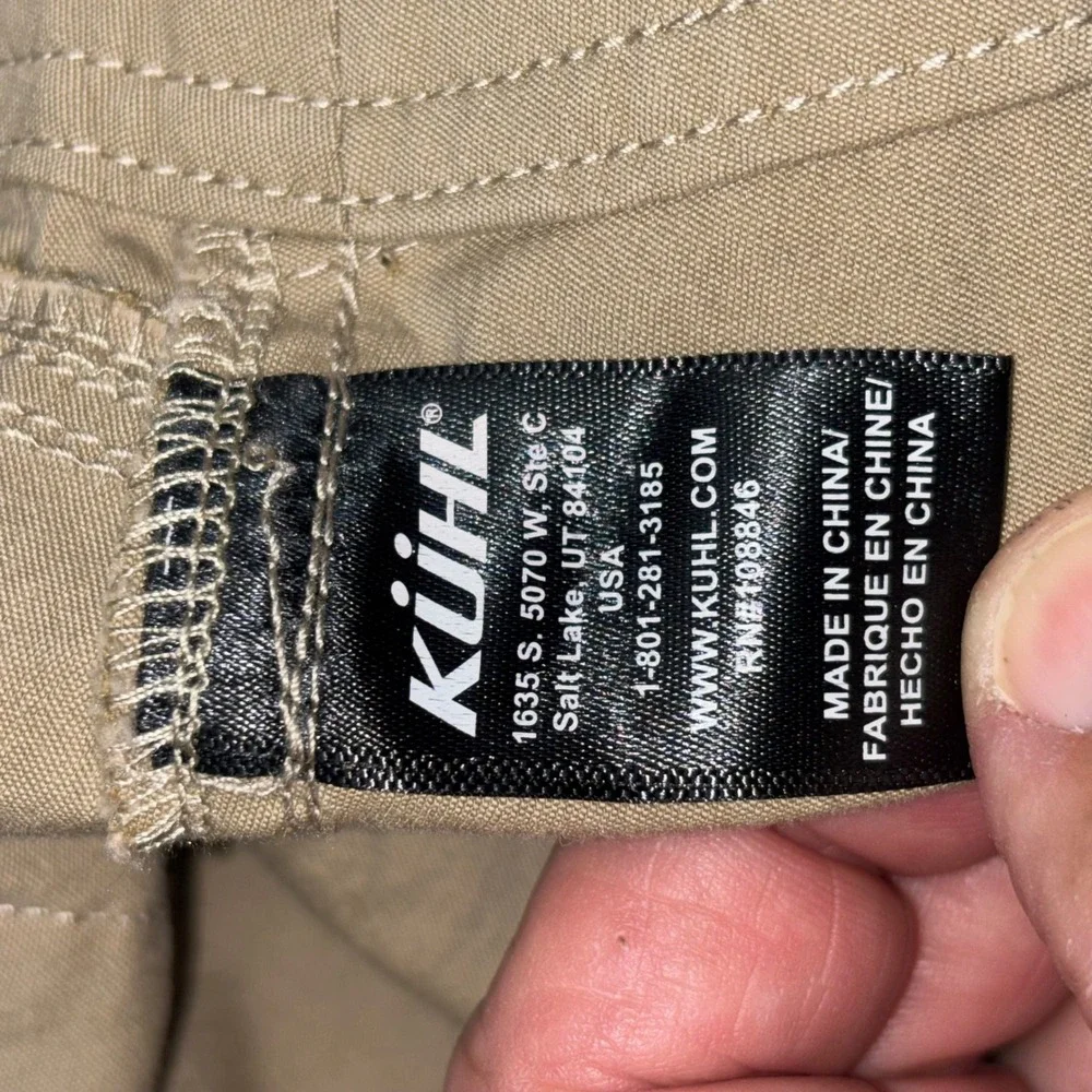 Kuhl Splash Skirt Womens 6 Khaki Tan A-Line Hiking Outdoor Utility Mini Skirt - Picture 5 of 11